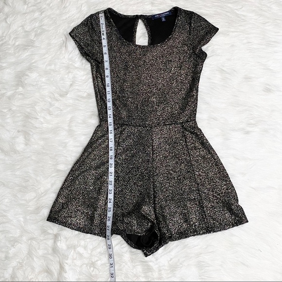 ONE CLOTHING Gold Glittery Romper - Picture 6 of 8